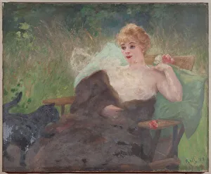 Roll Alfred Philippe Prints: In June, Amelie Dieterle, 1913. Creator: Alfred Philippe Roll