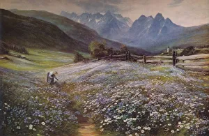 T Leman Prints: June in the Austrian Tyrol, c1892 Artist: John MacWhirter