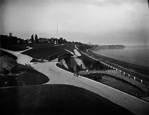 Juneau Park and Lake Michigan, Milwaukee, between 1890 and 1905. Creator: Unknown