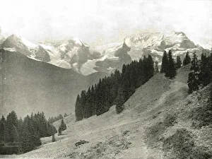 Stengel And Markert Prints: The Jungfrau and her neighbours, Switzerland, 1895. Creator: Unknown