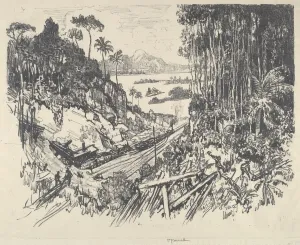 Logging Prints: The Jungle, 1912. Creator: Joseph Pennell