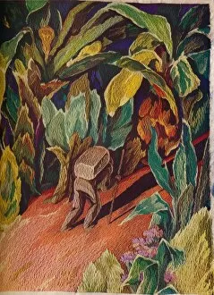 Orange Colour Gallery: Jungle Piece, c1927. Artist: Marian Stoll