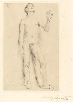 Jünglingsakt (Young Male Nude), 1905. Creator: Lovis Corinth
