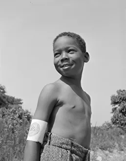 Armband Prints: Junior air raid warden, Washington, D. C. 1942. Creator: Gordon Parks