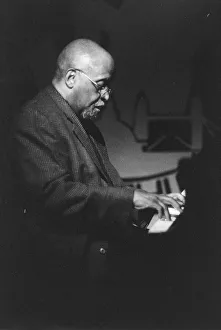 Piano Prints: Junior Mance, London, c1990. Creator: Brian Foskett