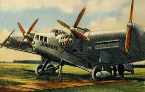 Passenger Plane Prints: Junkers G. 38 plane, 1920s, (1932). Creator: Unknown