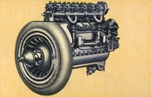 Josef Gallery: Junkers L 1, 80 horse power aeroplane engine, 1932. Creator: Unknown