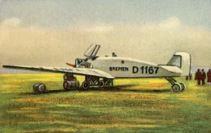 Euge Prints: Junkers W 33 L transport plane, 1920s, (1932). Creator: Unknown