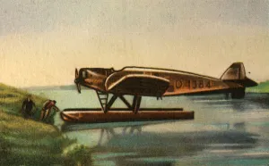 Passenger Plane Prints: Junkers W 33w seaplane, 1920s, (1932). Creator: Unknown