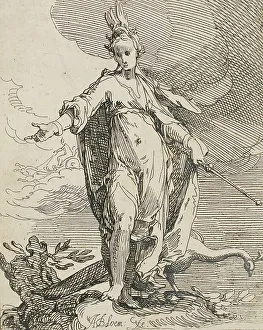 Childbirth Prints: Juno, c. 1610. Creator: Abraham Bloemaert