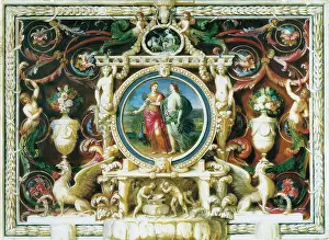 Mars Prints: Juno and Flora, c1775-1790. Creator: Ignaz Unterberger