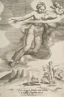 Juno watching Jupiter and Io, from 'The Loves of the Gods', 1531-60
