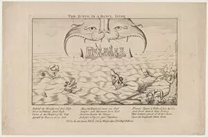 The Junto in a Bowl Dish, February 11, 1781. February 11, 1781. Creator: Anon