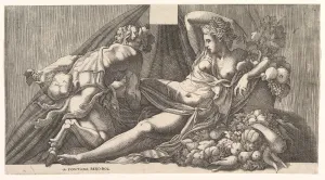 Jupiter and Antiope. Creator: Attributed to Master FG (Italian, active mid-16th century)
