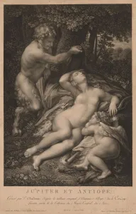 18th 19th Century Prints: Jupiter and Antiope. Creator: Pierre Audouin (French, 1768-1822)