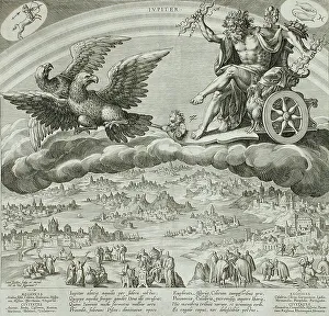 Johannes Sadeler I Prints: Jupiter, c1585. Creator: Johann Sadeler I