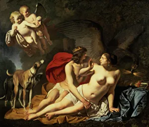 Calisto Prints: Jupiter and Callisto, 1655. Creator: Caesar Boëtius van Everdingen
