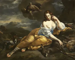 Berchem Gallery: Jupiter and Callisto, c. 1656