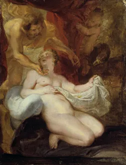 Men And Women Prints: Jupiter and Danae, 17th century. Artist: Peter Paul Rubens