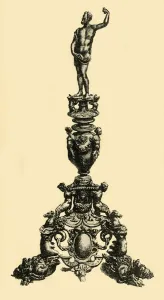 Sampson Low Prints: Jupiter, firedog, late 16th century, (1881). Creator: J Brooke