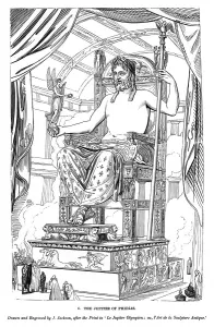 Art Union Scrap Book Prints: The Jupiter of Phidias, 1843. Artist: J Jackson