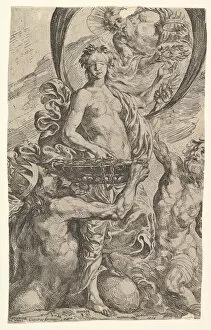 Neptune Gallery: Jupiter, Pluto and Neptune Offering their Riches to Fortune, 1624