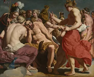 Jupiter Gallery: Jupiter Rebuked by Venus, c. 1612 / 13. Creator: Abraham Janssens