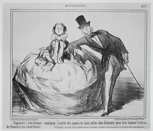 Pain Prints: Jupons en acier, 1857. Creator: Honore Daumier