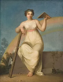 Goddess Of Retribution Collection: Jurisprudence. Allegorical Figure, 1800. Creator: Abildgaard, Nicolai Abraham (1743-1809)