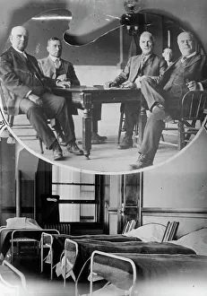 Legal System Prints: Jurors playing cards - their bedroom McNamara case