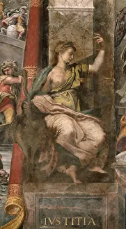 Justice, 1520-1524. Creator: Romano, Giulio (1499-1546)