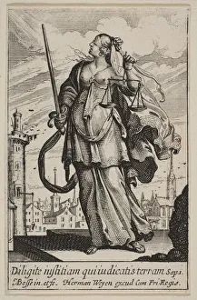 Justice, 1636. Creator: Abraham Bosse