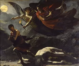 Pursuing Gallery: Justice and Divine Vengeance pursuing Crime, 1808. Artist: Pierre-Paul Prud hon