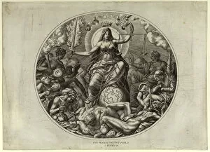 Justitia Collection: Justice, Mid of 16th century. Artist: Davent, Leon (active ca 1540-1560)