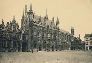 Palais De Justice Prints: Justice Palace, Town Hall and Chapel of the Holy Blood, c1910