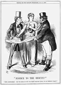 Annoyance Collection: Justice to the Rescue!, 1876. Artist: Joseph Swain
