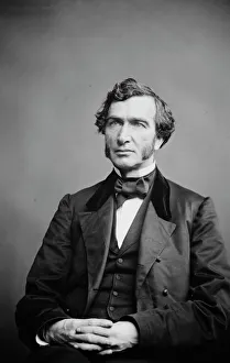 Glass Negatives 1850 1870 Gmgpc Gallery: Justin Smith Morrill of Vermont, between 1855 and 1865. Creator: Unknown