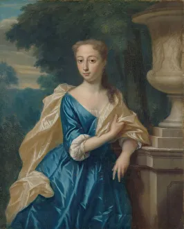 Justina Johanna Ramskrammer (1702-98), Wife of Isaac Parker, 1734. Creator: Philip Van Dijk