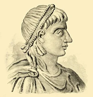 Byzantine Gallery: Justinian, (c6th century), 1890. Creator: Unknown
