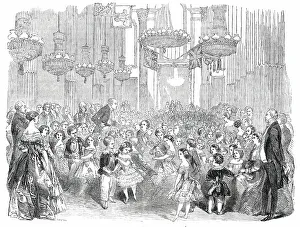 Juvenile Ball at the Mansion-House, on New Year's Eve, 1850. Creator: Unknown
