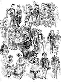 Nursery Rhyme Prints: Juvenile Fancy-Dress Ball given by the Lady Mayoress at the Mansion House