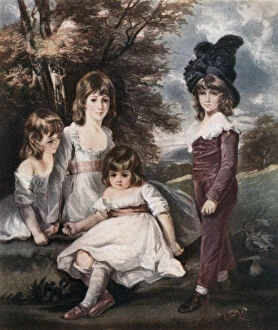 Hoppner Gallery: Juvenile Retirement, 18th century, (1912).Artist: L Edwards