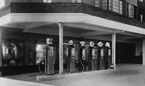 1938 Prints: K model petrol pumps circa 1938. Creator: Unknown