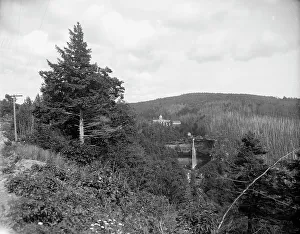 Catskills Prints: Kaaterskill Falls and Laurel House