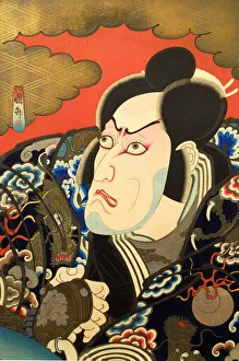 Ichijusai Prints: Kabuki Actor Ichikawa Ebizo V as Kumagai Jiro Naozane, ca. 1849