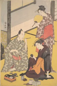 Kiyonaga Prints: The Kabuki Actor Matsumoto Koshiro IV, ca. 1783. Creator: Torii Kiyonaga
