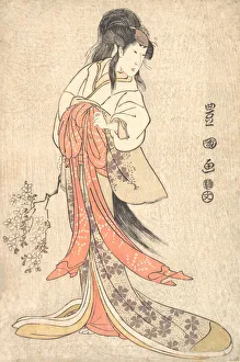 Kabuki Actor Segawa Kikunojo III in a Mad Female Role, 1798 (Kansei 9)