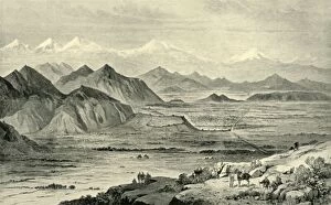 Anglo Afghan War Gallery: Kabul, Looking North from the Hill above the British Camp at Beni Hissar, October 8, 1879, (1901)
