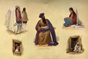 Atkinson Prints: Kabul Types, 1840s, (1901). Creator: James Atkinson