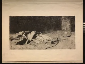 Kabyle mort. Creator: Mariano Fortuny y Carbo (Spanish, 1838-1874)